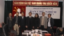 Chủ nhiệm Nguyễn Văn Chiến (đứng giữa) chụp ảnh lưu niệm cùng các phó Chủ nhiệm nhiệm kỳ mới