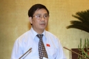 Ông Nguyễn Văn Hiện trình bày Báo cáo giải trình, tiếp thu Luật Tổ chức TAND (sửa đổi) trước Quốc hội