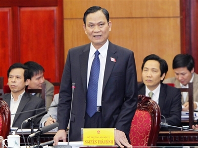Bộ trưởng Nội vụ Nguyễn Thái Bình. Ảnh: Tiền phong